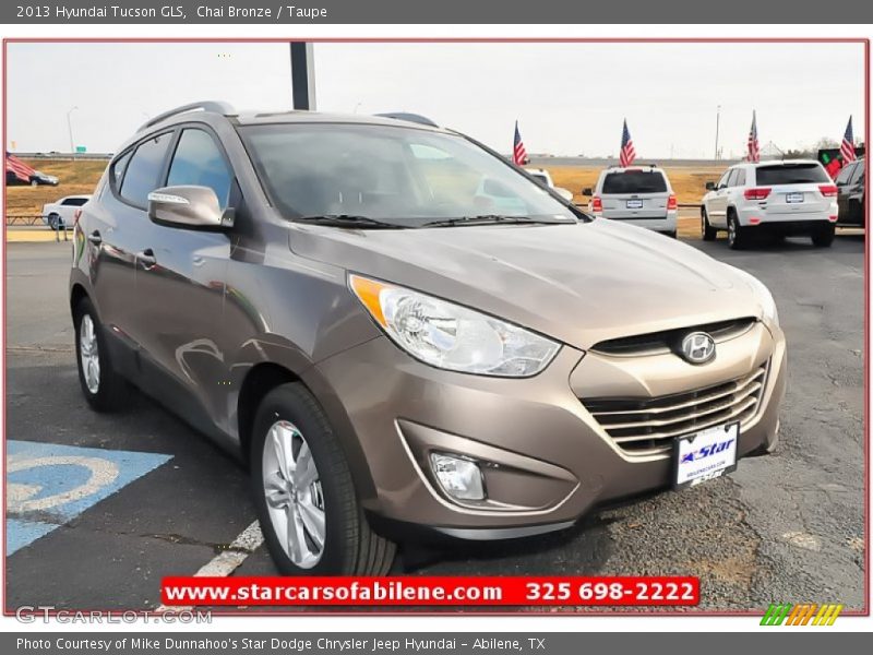 Chai Bronze / Taupe 2013 Hyundai Tucson GLS