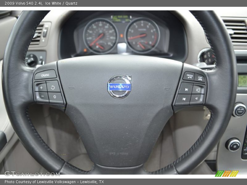 Ice White / Quartz 2009 Volvo S40 2.4i
