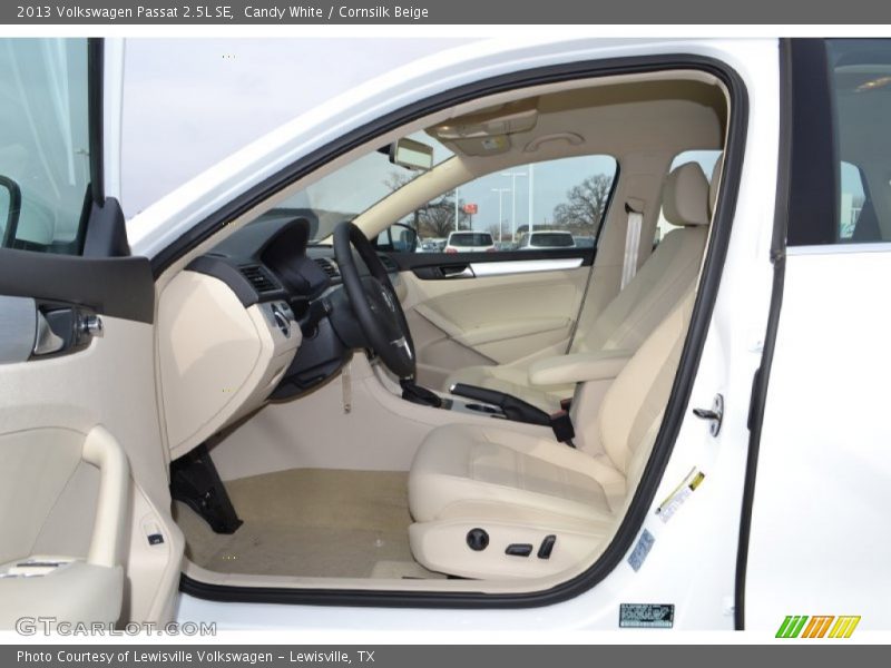 Candy White / Cornsilk Beige 2013 Volkswagen Passat 2.5L SE