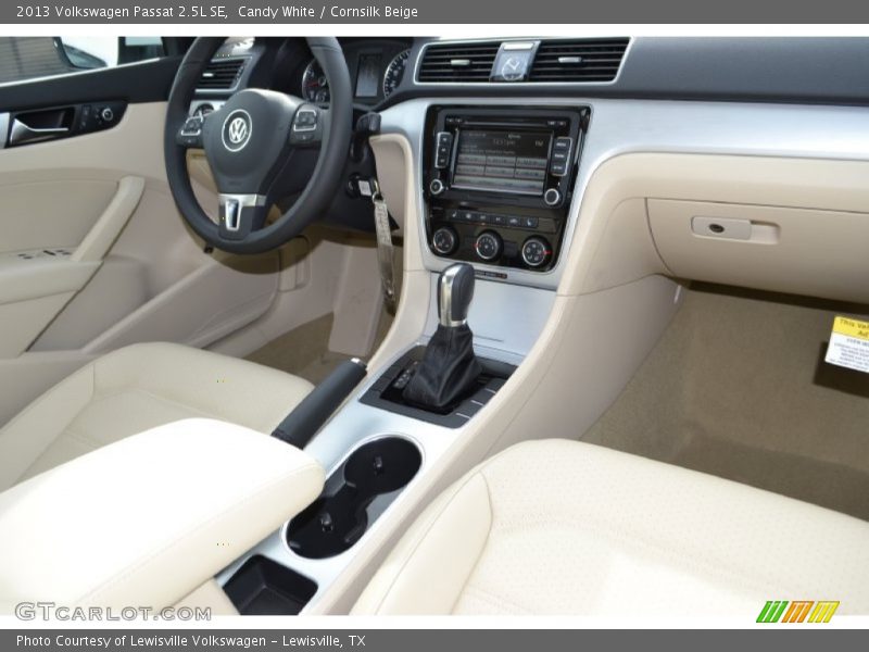 Candy White / Cornsilk Beige 2013 Volkswagen Passat 2.5L SE