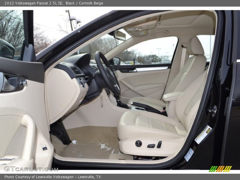 Black / Cornsilk Beige 2013 Volkswagen Passat 2.5L SE