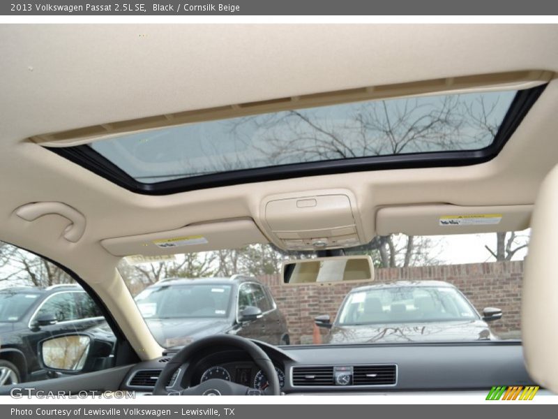 Black / Cornsilk Beige 2013 Volkswagen Passat 2.5L SE