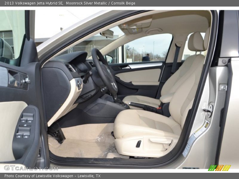  2013 Jetta Hybrid SE Cornsilk Beige Interior