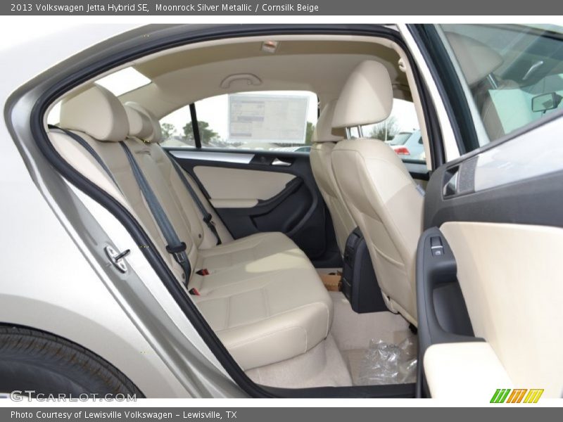 Rear Seat of 2013 Jetta Hybrid SE