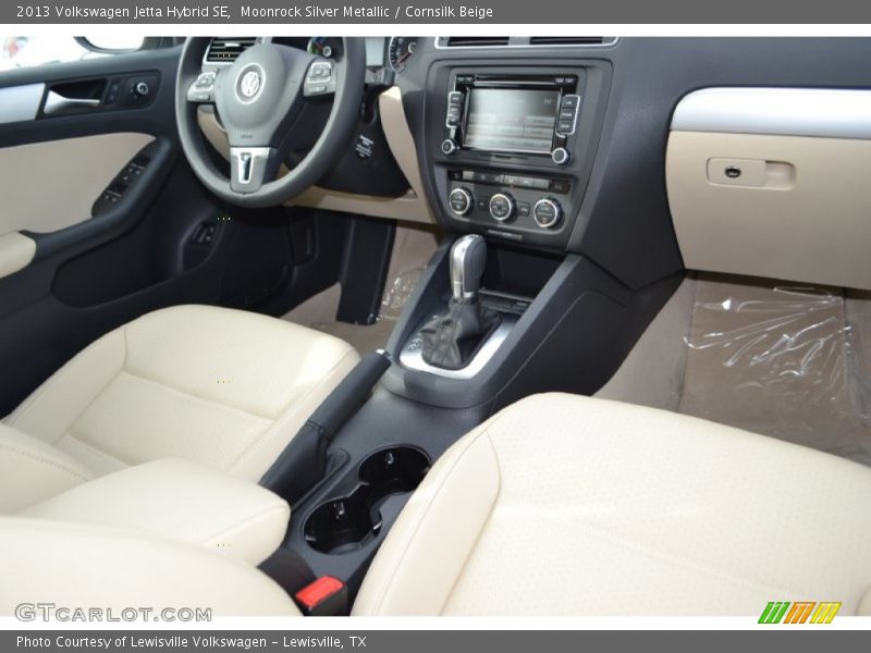  2013 Jetta Hybrid SE Cornsilk Beige Interior