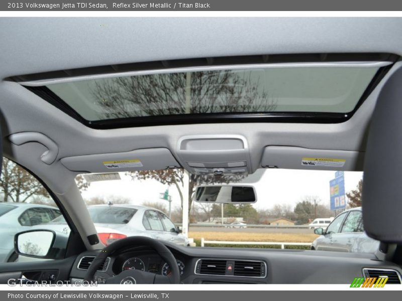 Reflex Silver Metallic / Titan Black 2013 Volkswagen Jetta TDI Sedan