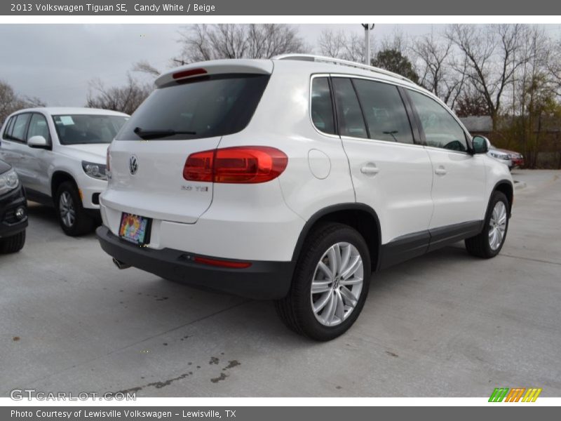 Candy White / Beige 2013 Volkswagen Tiguan SE