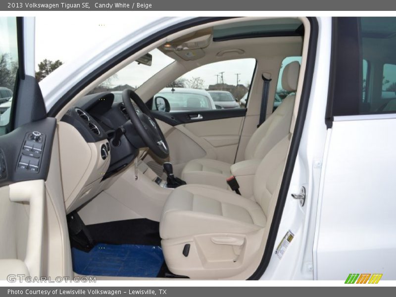 Candy White / Beige 2013 Volkswagen Tiguan SE