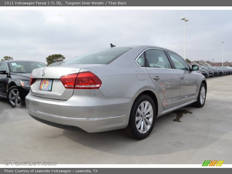 Tungsten Silver Metallic / Titan Black 2013 Volkswagen Passat 2.5L SEL