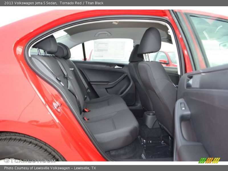 Tornado Red / Titan Black 2013 Volkswagen Jetta S Sedan