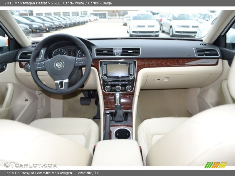 Candy White / Cornsilk Beige 2013 Volkswagen Passat V6 SEL