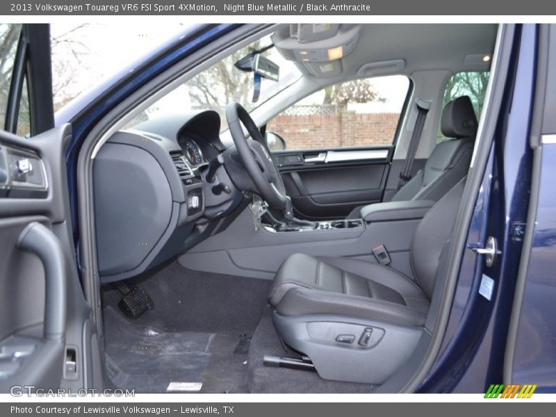 Night Blue Metallic / Black Anthracite 2013 Volkswagen Touareg VR6 FSI Sport 4XMotion