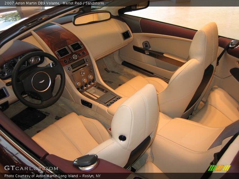 Merlot Red / Sandstorm 2007 Aston Martin DB9 Volante