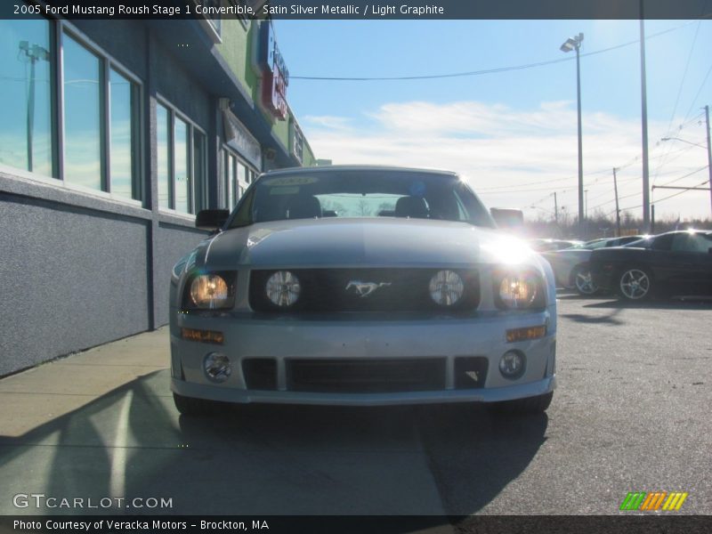 Satin Silver Metallic / Light Graphite 2005 Ford Mustang Roush Stage 1 Convertible
