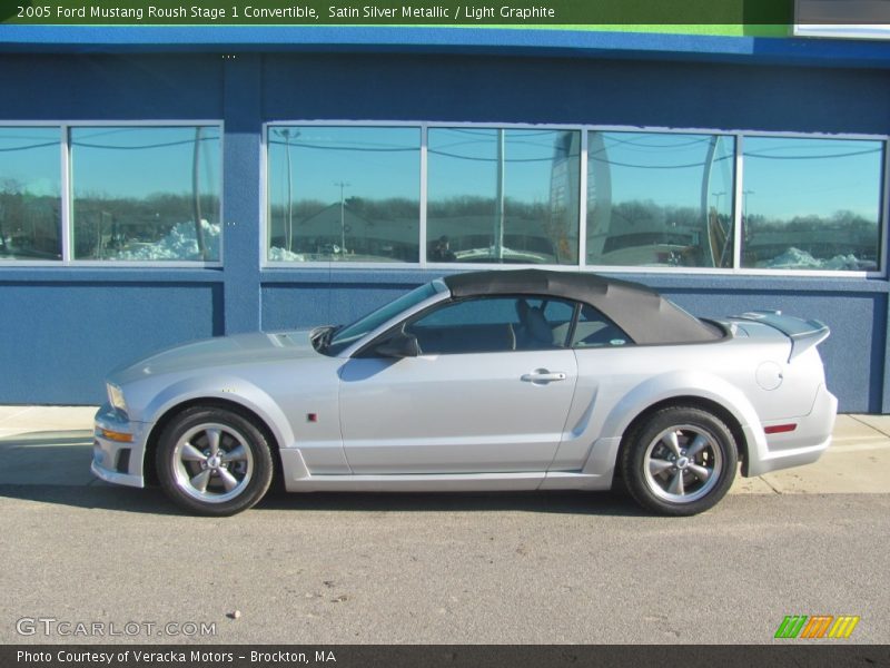 Satin Silver Metallic / Light Graphite 2005 Ford Mustang Roush Stage 1 Convertible