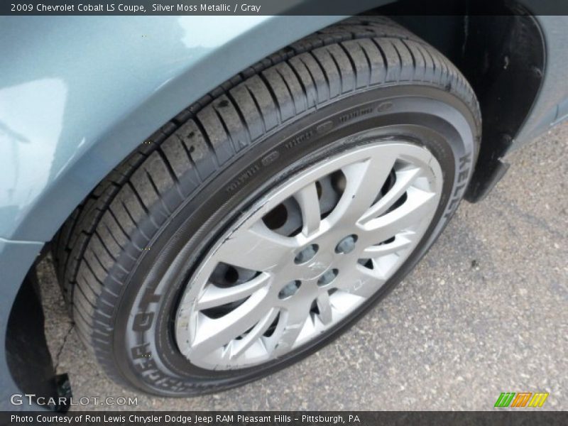 Silver Moss Metallic / Gray 2009 Chevrolet Cobalt LS Coupe