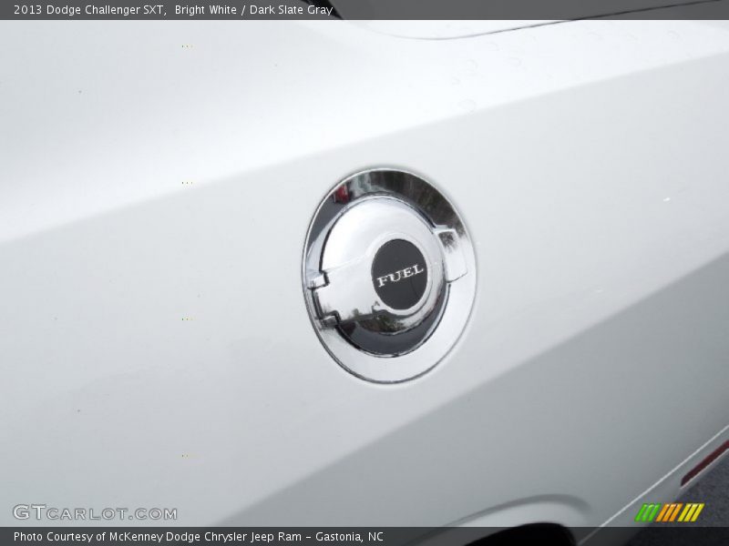 Bright White / Dark Slate Gray 2013 Dodge Challenger SXT
