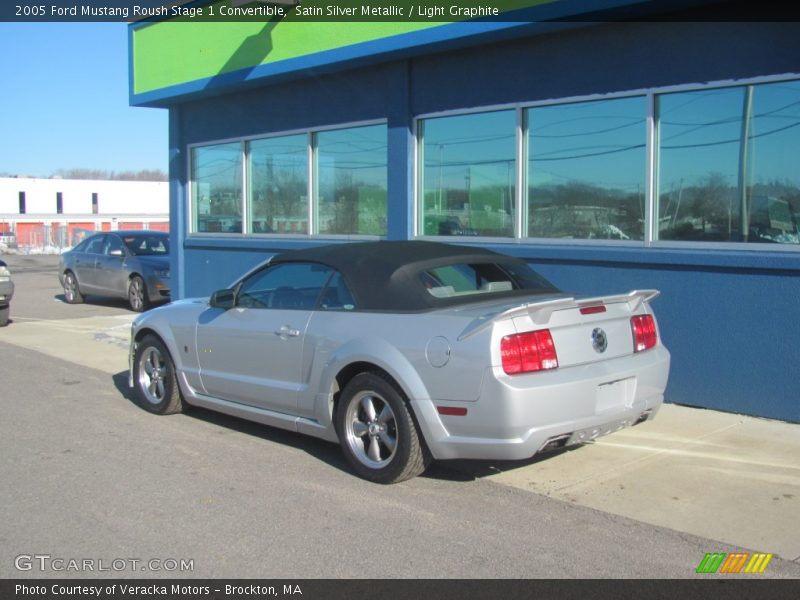 Satin Silver Metallic / Light Graphite 2005 Ford Mustang Roush Stage 1 Convertible