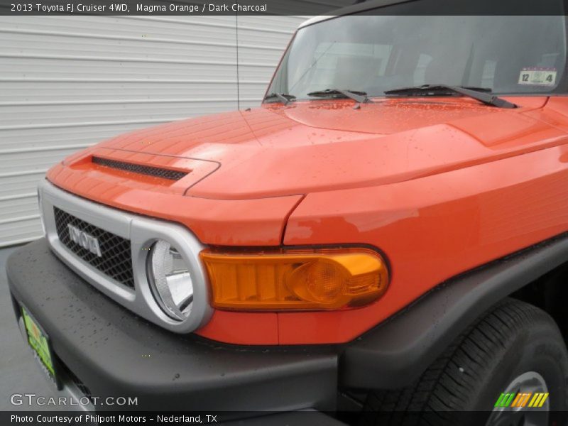 Magma Orange / Dark Charcoal 2013 Toyota FJ Cruiser 4WD