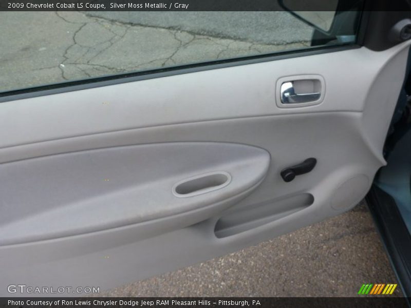Silver Moss Metallic / Gray 2009 Chevrolet Cobalt LS Coupe