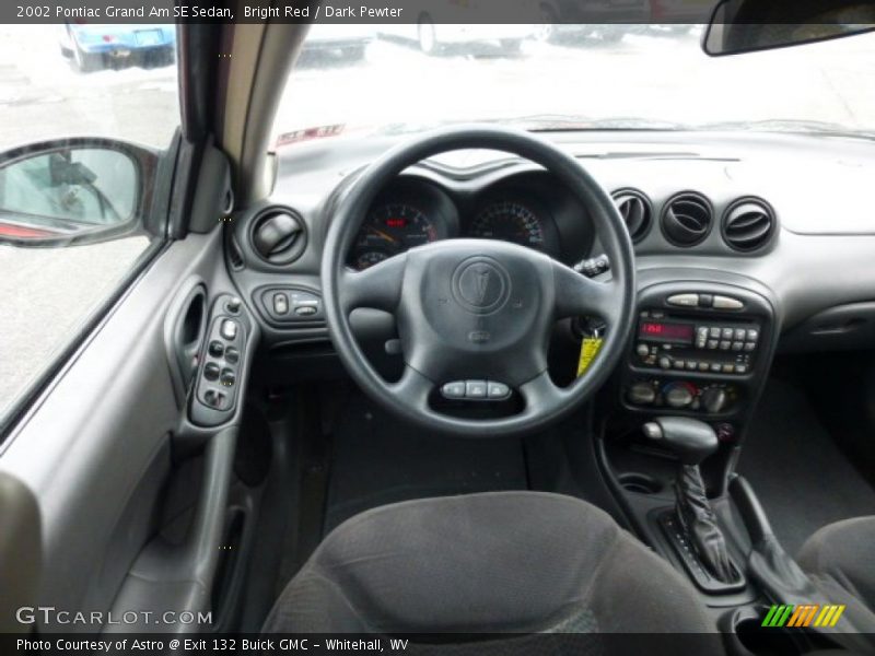 Bright Red / Dark Pewter 2002 Pontiac Grand Am SE Sedan
