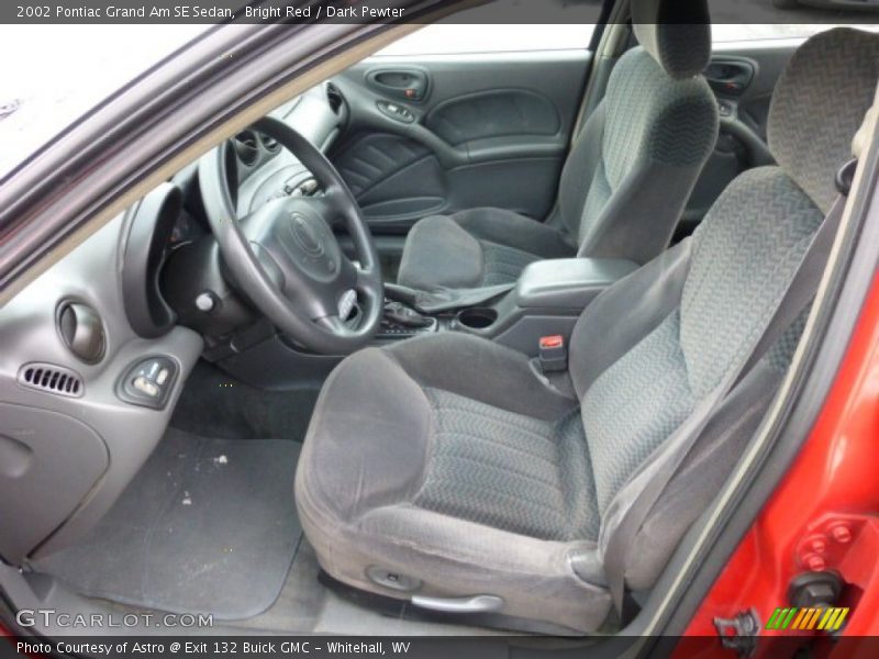 Bright Red / Dark Pewter 2002 Pontiac Grand Am SE Sedan