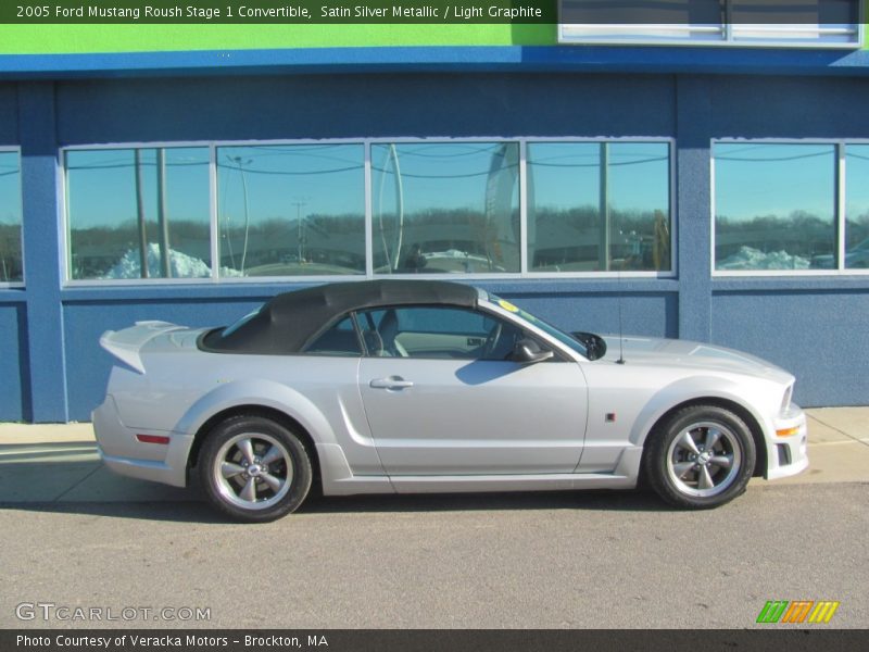 Satin Silver Metallic / Light Graphite 2005 Ford Mustang Roush Stage 1 Convertible