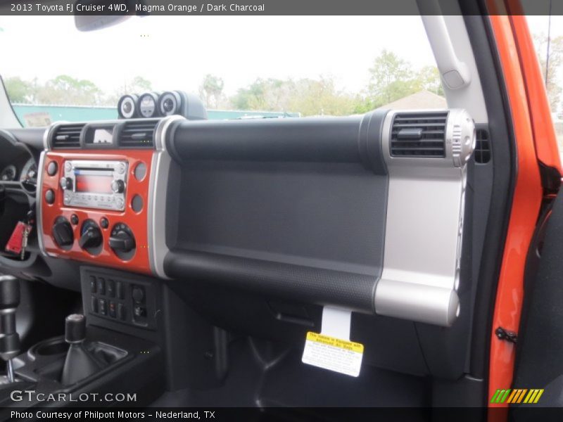Magma Orange / Dark Charcoal 2013 Toyota FJ Cruiser 4WD