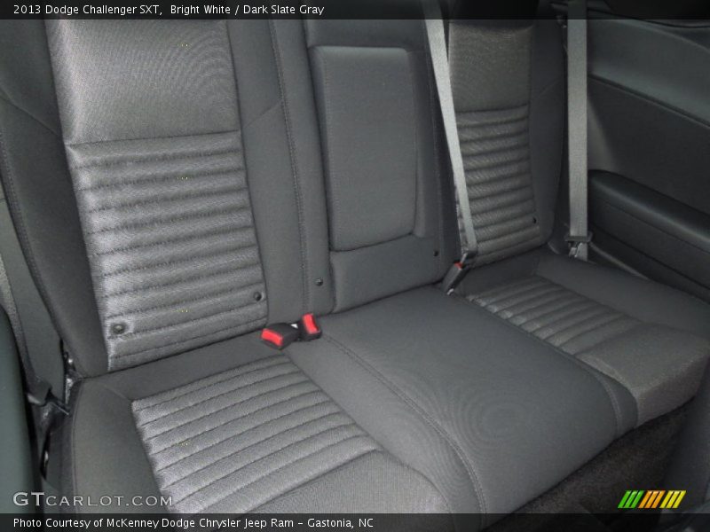 Bright White / Dark Slate Gray 2013 Dodge Challenger SXT
