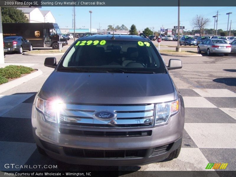 Sterling Grey Metallic / Charcoal Black 2009 Ford Edge SE