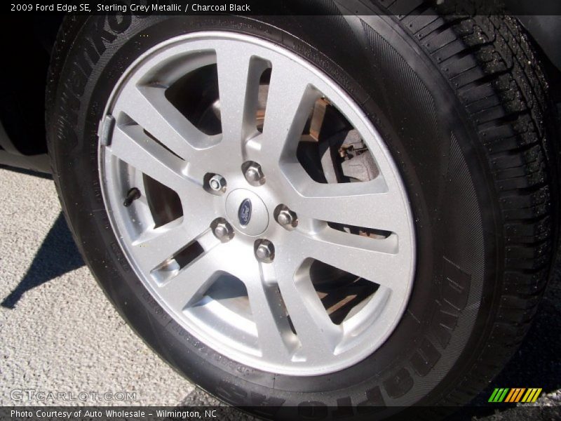 Sterling Grey Metallic / Charcoal Black 2009 Ford Edge SE