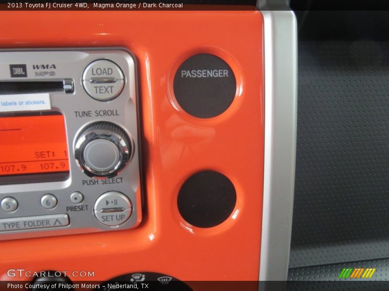 Magma Orange / Dark Charcoal 2013 Toyota FJ Cruiser 4WD