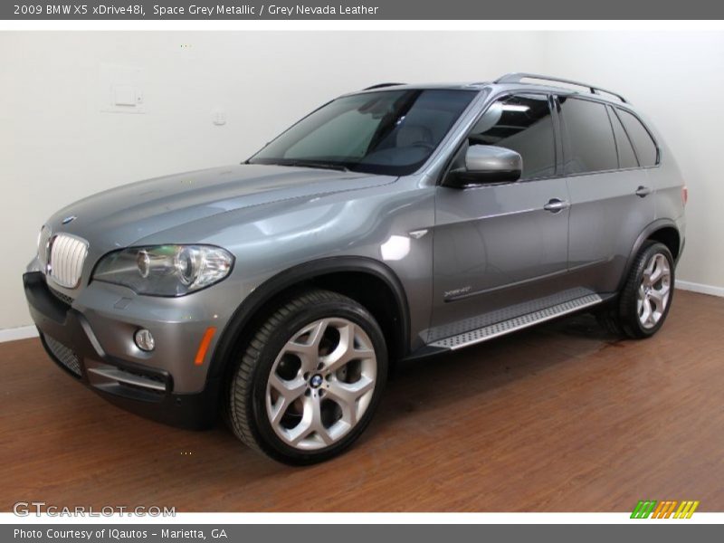 Space Grey Metallic / Grey Nevada Leather 2009 BMW X5 xDrive48i