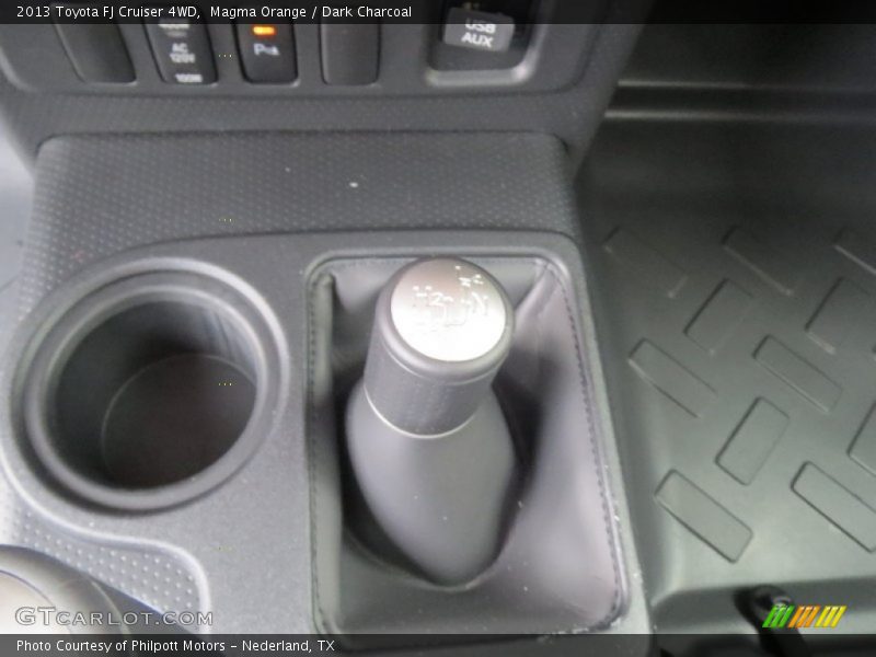 Magma Orange / Dark Charcoal 2013 Toyota FJ Cruiser 4WD