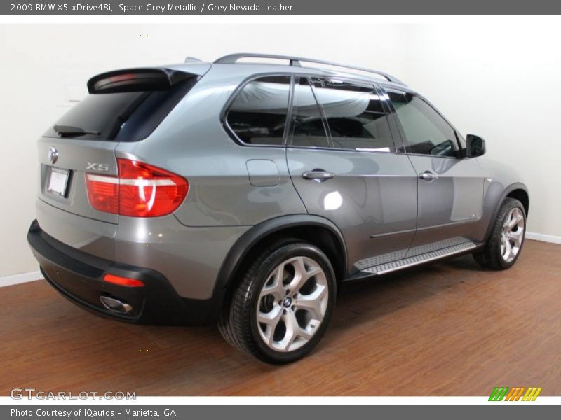 Space Grey Metallic / Grey Nevada Leather 2009 BMW X5 xDrive48i