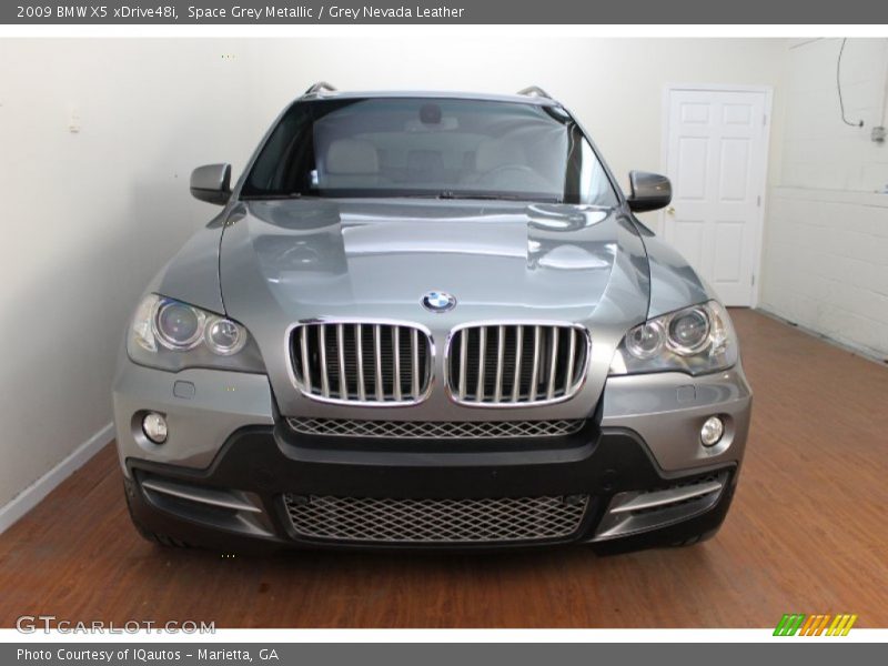 Space Grey Metallic / Grey Nevada Leather 2009 BMW X5 xDrive48i