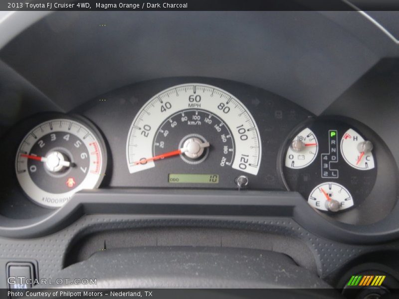  2013 FJ Cruiser 4WD 4WD Gauges