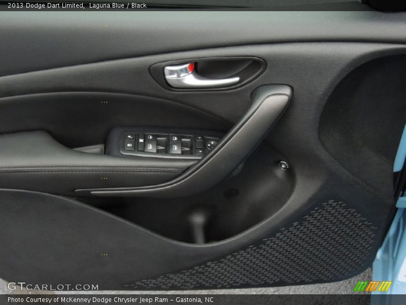 Laguna Blue / Black 2013 Dodge Dart Limited