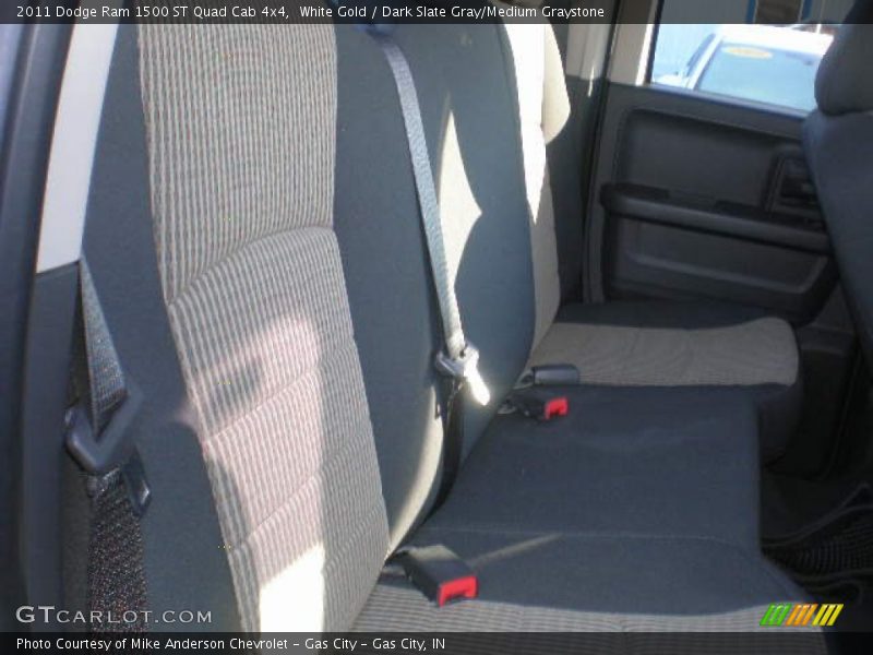 White Gold / Dark Slate Gray/Medium Graystone 2011 Dodge Ram 1500 ST Quad Cab 4x4