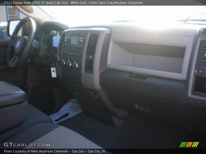 White Gold / Dark Slate Gray/Medium Graystone 2011 Dodge Ram 1500 ST Quad Cab 4x4