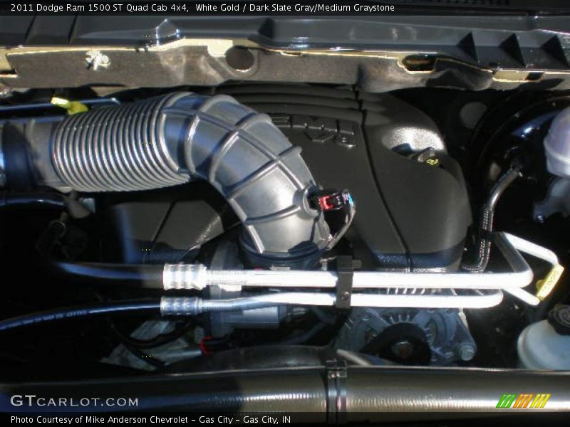 White Gold / Dark Slate Gray/Medium Graystone 2011 Dodge Ram 1500 ST Quad Cab 4x4