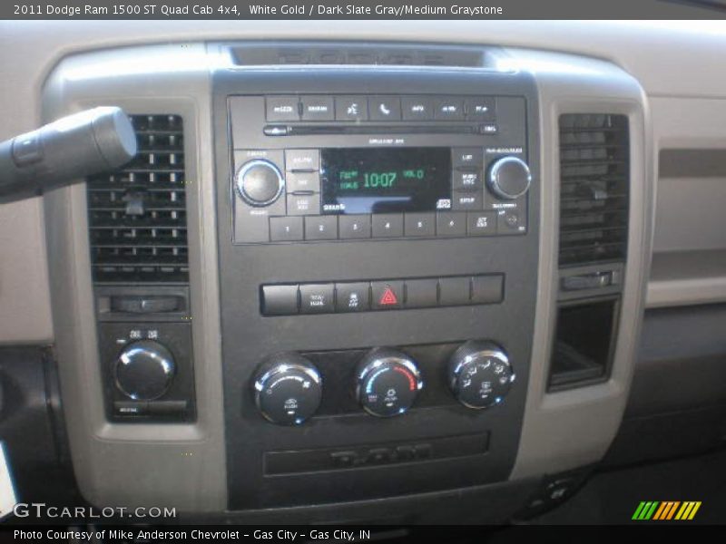 White Gold / Dark Slate Gray/Medium Graystone 2011 Dodge Ram 1500 ST Quad Cab 4x4