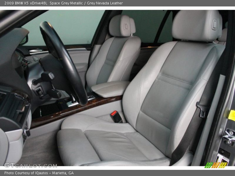 Space Grey Metallic / Grey Nevada Leather 2009 BMW X5 xDrive48i