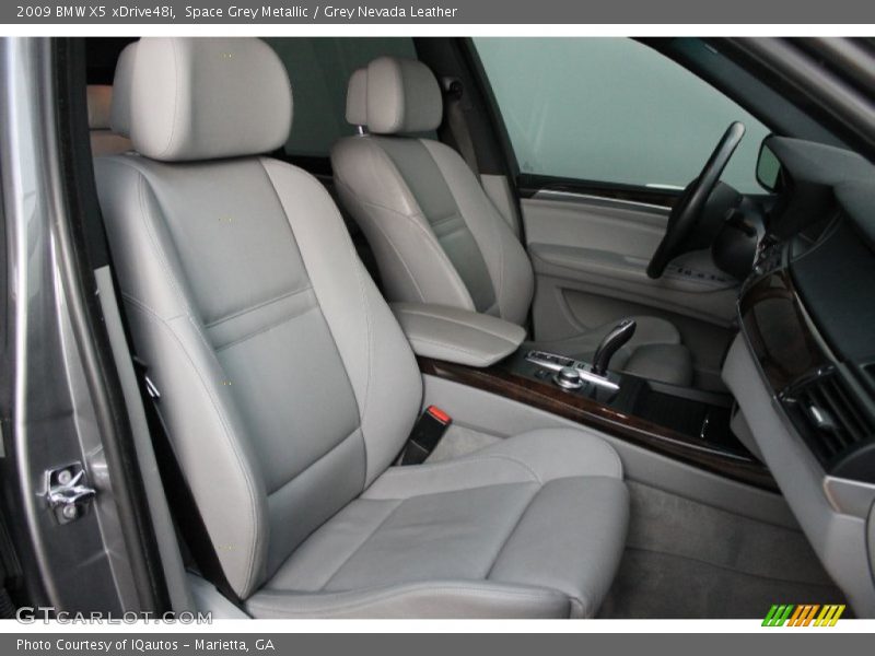 Space Grey Metallic / Grey Nevada Leather 2009 BMW X5 xDrive48i