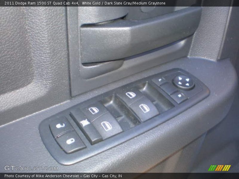 White Gold / Dark Slate Gray/Medium Graystone 2011 Dodge Ram 1500 ST Quad Cab 4x4