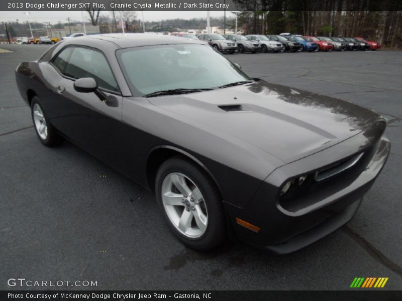 Granite Crystal Metallic / Dark Slate Gray 2013 Dodge Challenger SXT Plus