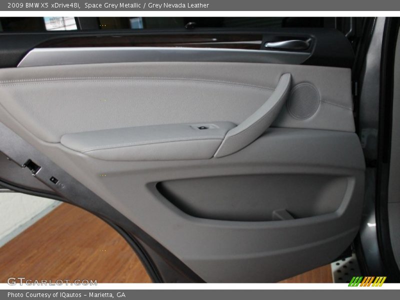 Space Grey Metallic / Grey Nevada Leather 2009 BMW X5 xDrive48i