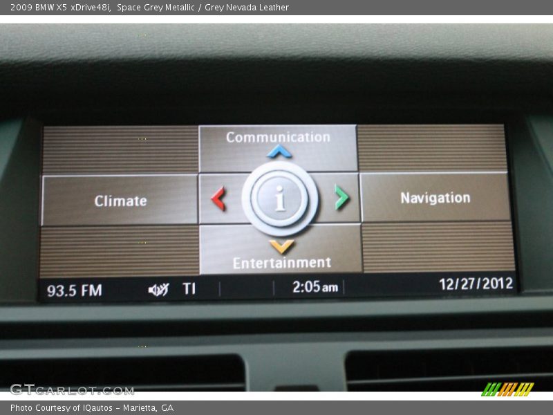 Space Grey Metallic / Grey Nevada Leather 2009 BMW X5 xDrive48i
