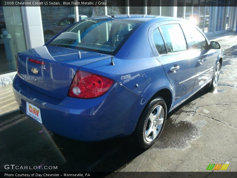 Blue Flash Metallic / Gray 2008 Chevrolet Cobalt LS Sedan