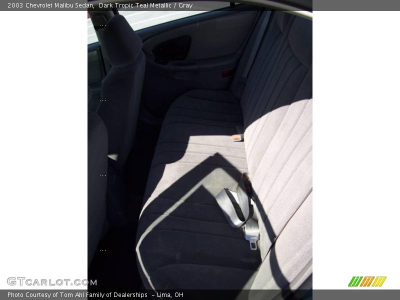 Dark Tropic Teal Metallic / Gray 2003 Chevrolet Malibu Sedan